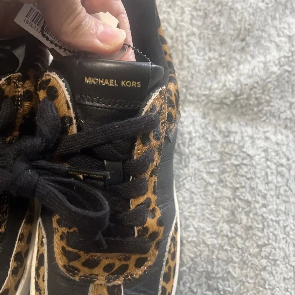 Michael Kors animal print fur leather sneakers Fashion Y2K